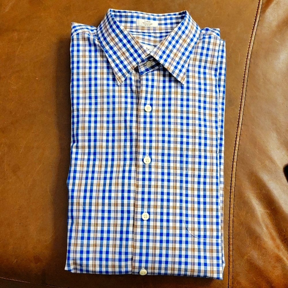 NWOT Long Sleeves Peter Millar Shirt Size Large